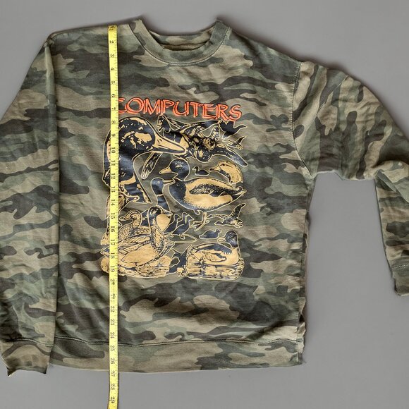 Medium Camo Arcane Bullshit Printed Sweatshirt - Picture 4 of 6